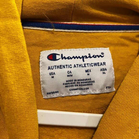 Champion Hoodie - Mustard Yellow - Picture 2 of 2
